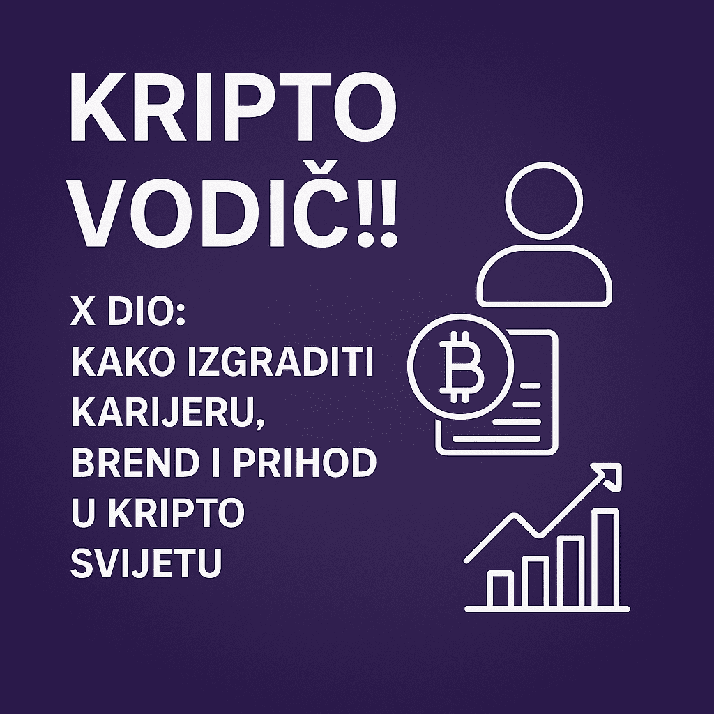 Kripto vodič: Izgradite karijeru, brend i prihod u kripto svijetu.Kako izgraditi karijeru