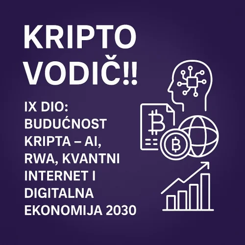 Vizualni Kripto Vodič: Budućnost kripta, AI, RWA, kvantni internet i digitalna ekonomija 2030.Budućnost kripta