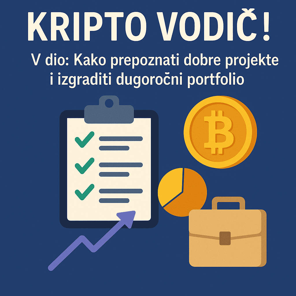 Kripto strategija za ulaganje: Bitcoin, procjena projekata, dugoročni portfelj.Kako prepoznati dobre projekte