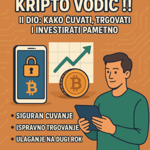Kripto vodič za sigurno čuvanje, trgovanje i ulaganje u kriptovalute.