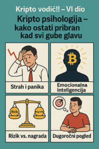 Kripto vodič: psihologija ulaganja, strah, rizik, nagrada i dugoročno ulaganje u Bitcoin.