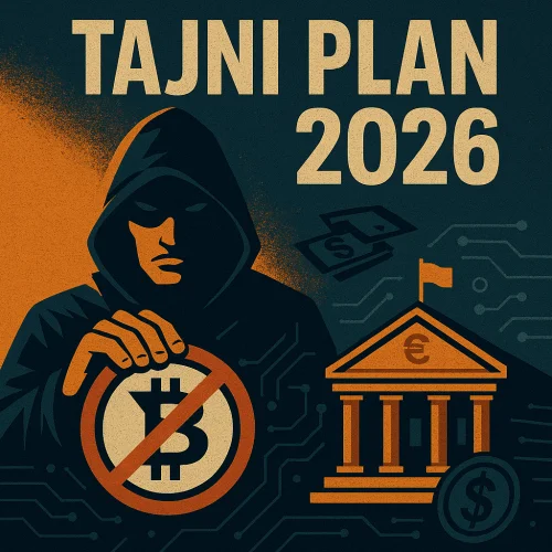 Tajni plan 2026 zabranjuje Bitcoin, kriptovalute, promiče tradicionalne financije.