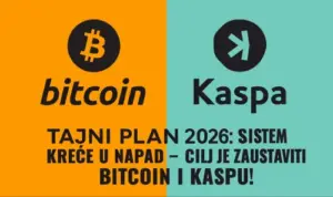 Bitcoin i Kaspa: tajni plan sustava zaustavlja kriptovalute napadom 2026.