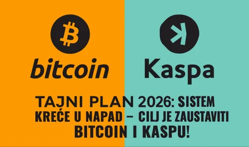Bitcoin i Kaspa: tajni plan sustava zaustavlja kriptovalute napadom 2026.