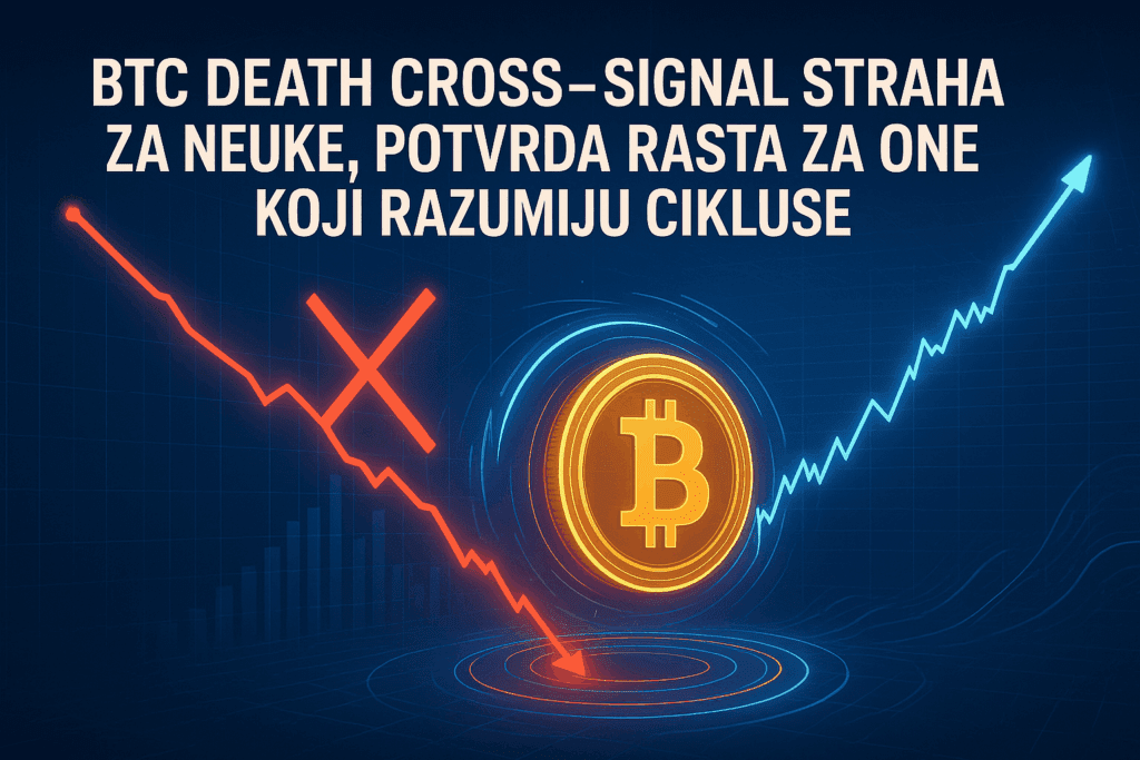 BTC Death Cross: Signal straha i rasta kriptovaluta.