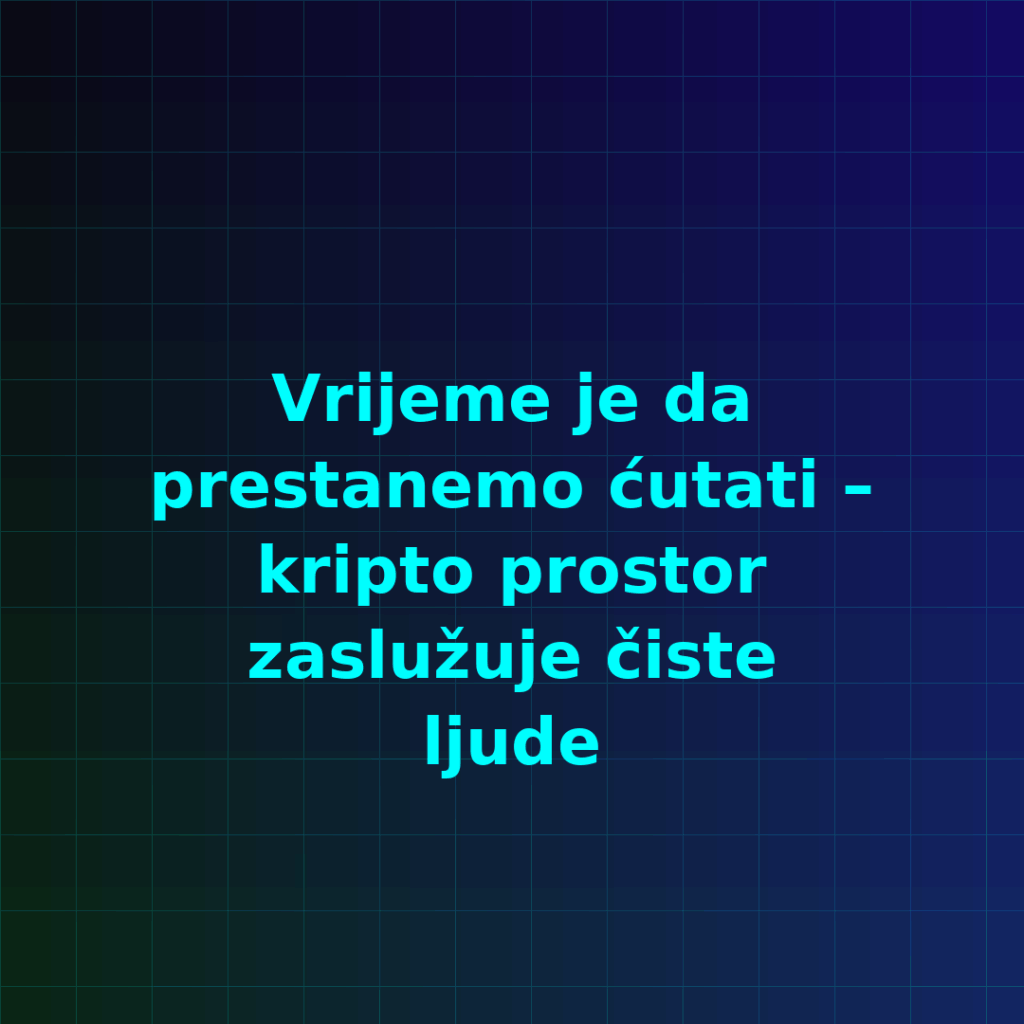 Kripto integritet i etika: Poruka za čiste ljude digitalnog prostora.
