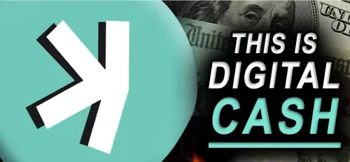 Digitalna gotovina, teal logo i spaljivanje dolara.Sistem te koristi – KASPA te oslobađa