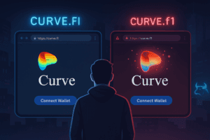 Kompromitirani frontend dApp – prikaz lažne stranice koja vodi korisnika u krađu sredstava