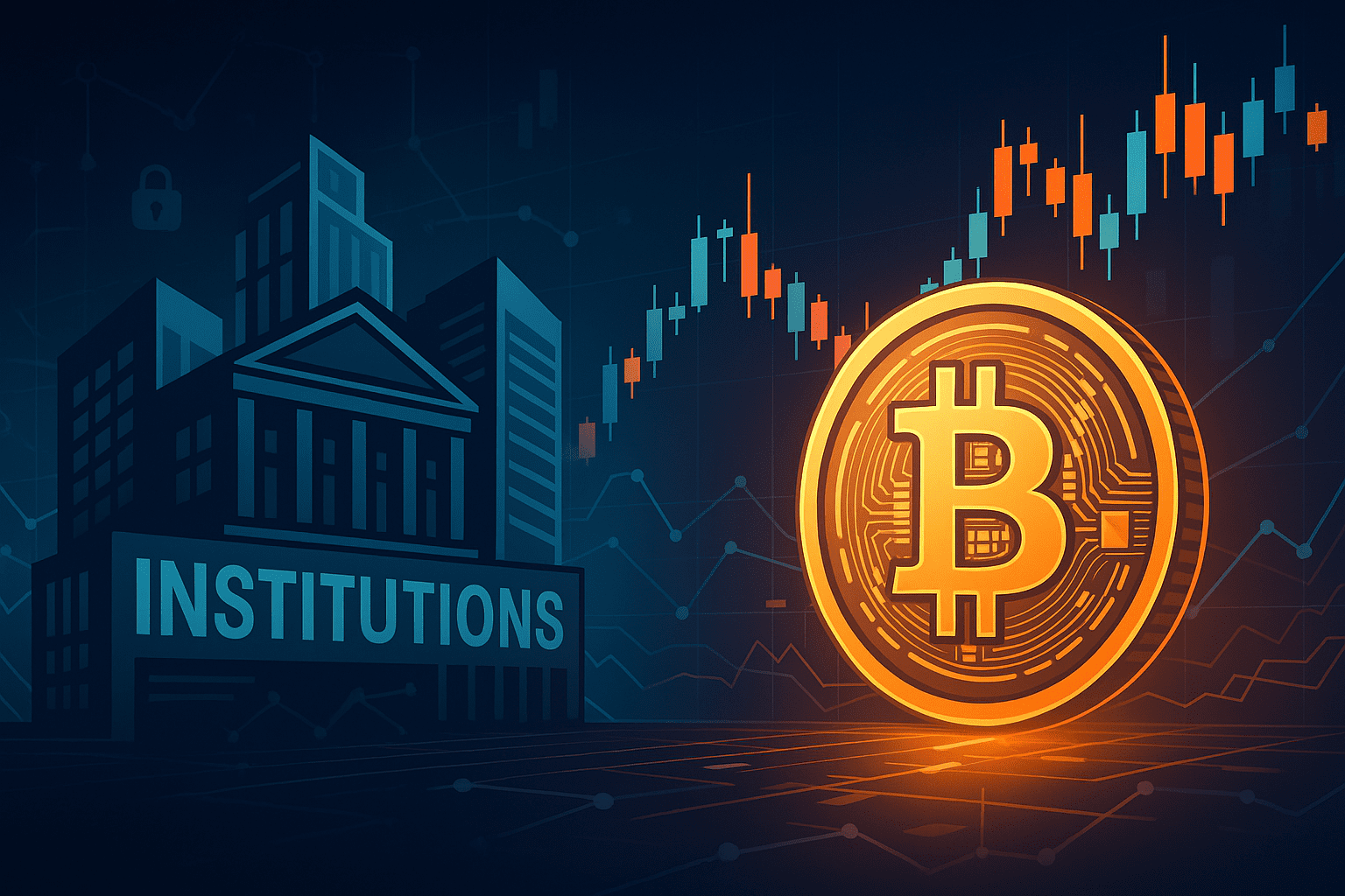 Kripto pod kontrolom: Institucije preuzimaju Institucije u kriptu: ETF-ovi, regulacija, Bitcoin cijena i tržišni ciklusi