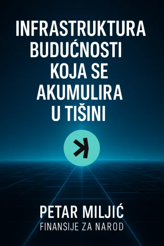 Omot knjige Petar Miljić: Infrastruktura budućnosti, finansije za narod.