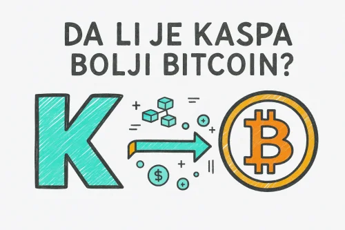 Je li Kaspa bolji Bitcoin? Usporedba kriptovaluta.
