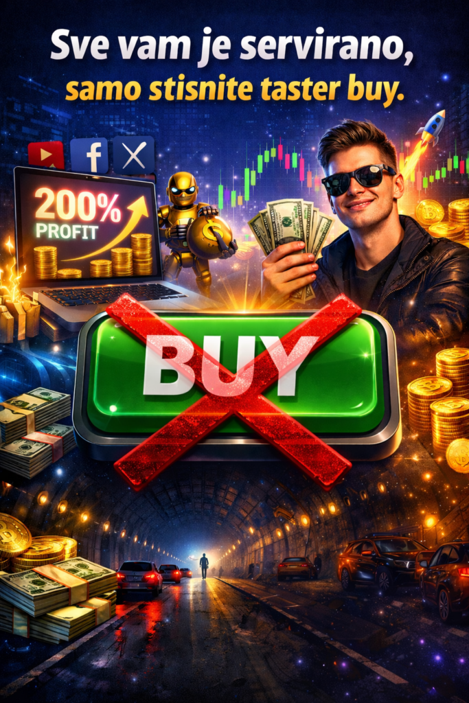 Online trgovanje donosi profit, bogatstvo, dolare i luksuzne automobile.