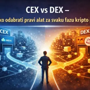 CEX vs DEX – kako odabrati pravi alat za svaku fazu kripto puta - ilustracija