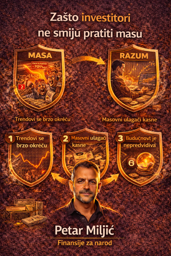 Ne pratite masu! Investirajte pametno Investiranje protiv mase: Izbjegnite zamke tržišta. Financije, ulaganje.