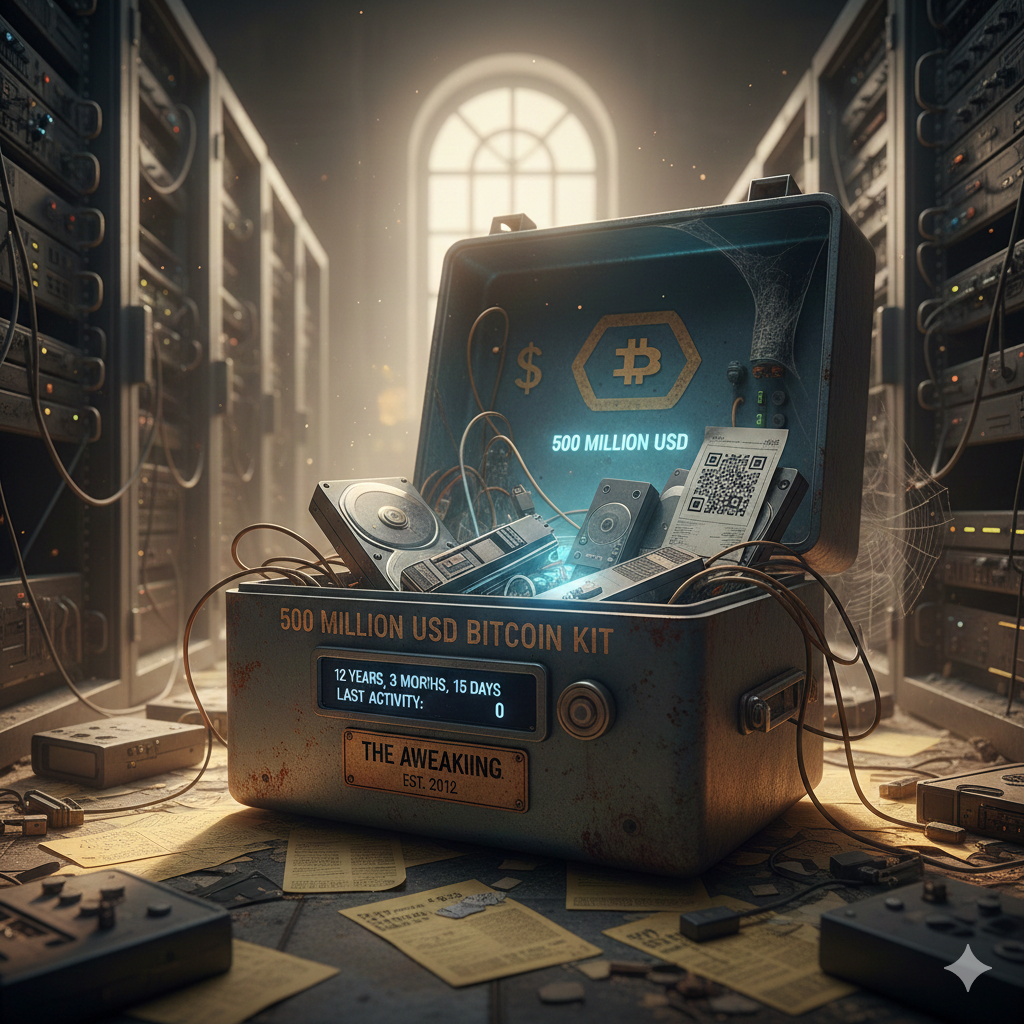 Bitcoin kit od 500 milijuna dolara budi se nakon 12 godina