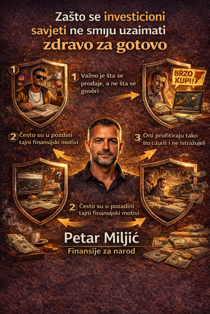Infografika Petra Miljića: Kako s oprezom birati investicijske savjete.