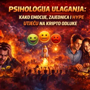 Psihologija ulaganja: Kako emocije, zajednica i hype utječu na kripto odluke - ilustracija
