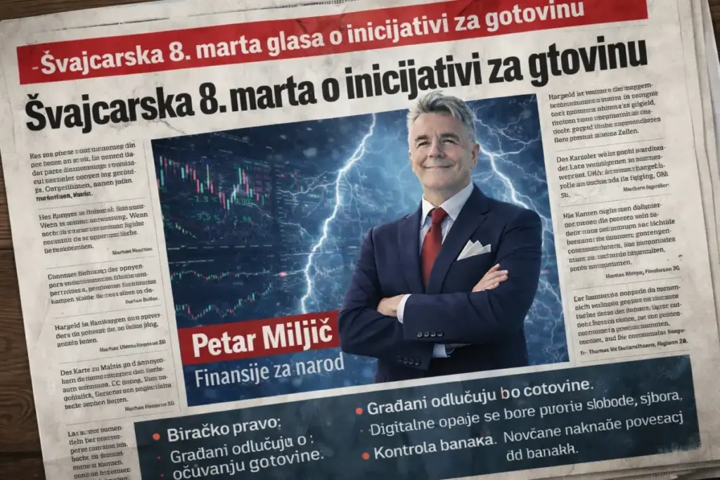 Švajcarska 8. marta glasa o inicijativi za gotovinu