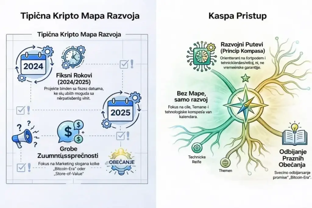 KASPA – razvoj bez mape, ali sa pravcem