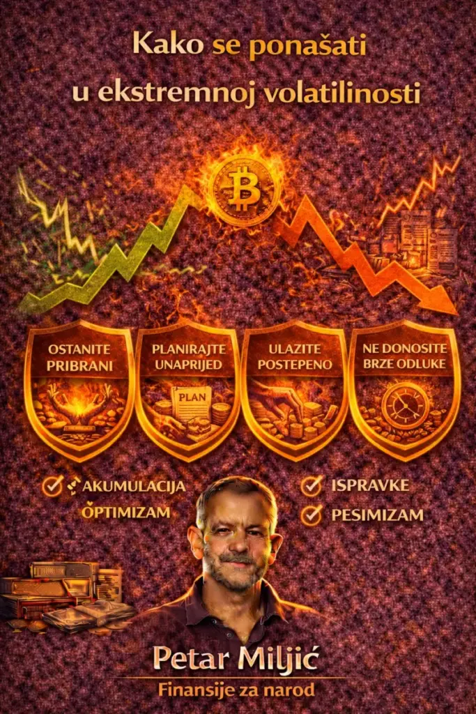 Kako se ponašati u ekstremnoj volatilnosti