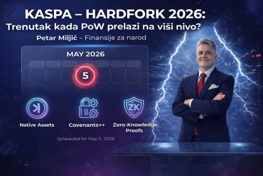 KASPA – Hardfork 2026: Trenutak kada PoW prelazi na viši nivo?