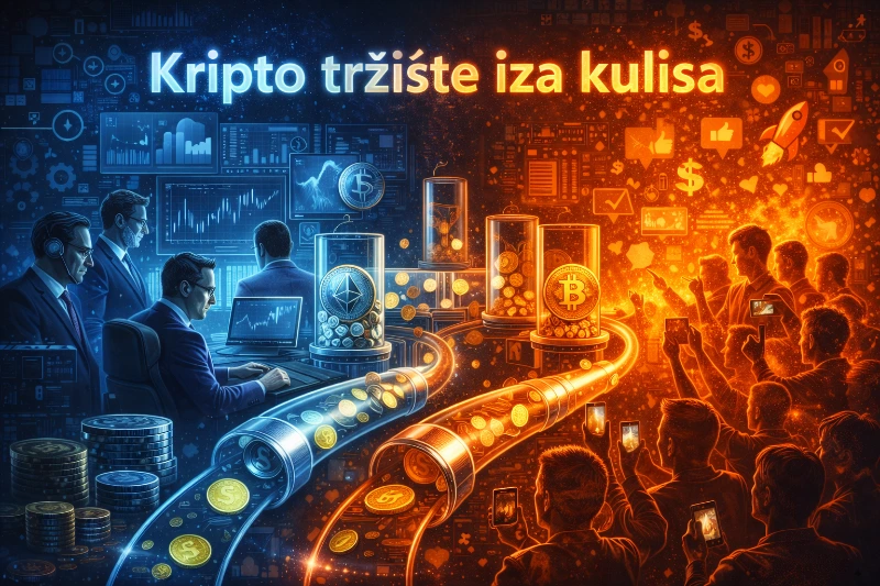 Kripto Tržište Iza Kulisa: Kako Vc i Market Maker Kapital Utječe na Retail Prilike