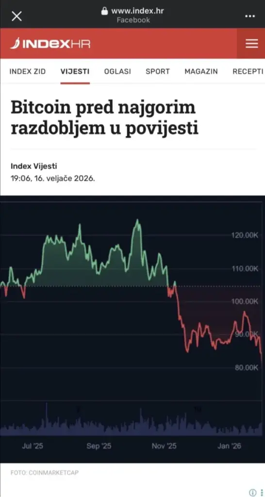 Ko plaća ovakve objave? “Bitcoin pred najgorim razdobljem u povijesti” 