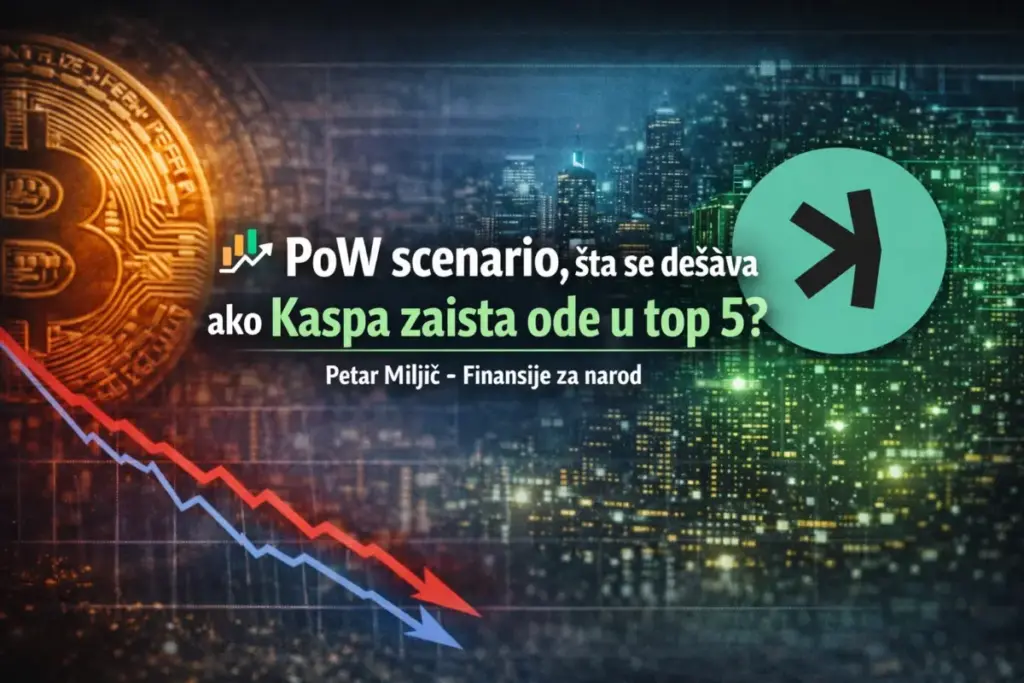 PoW scenario, šta se dešava ako Kaspa zaista ode u top 5
