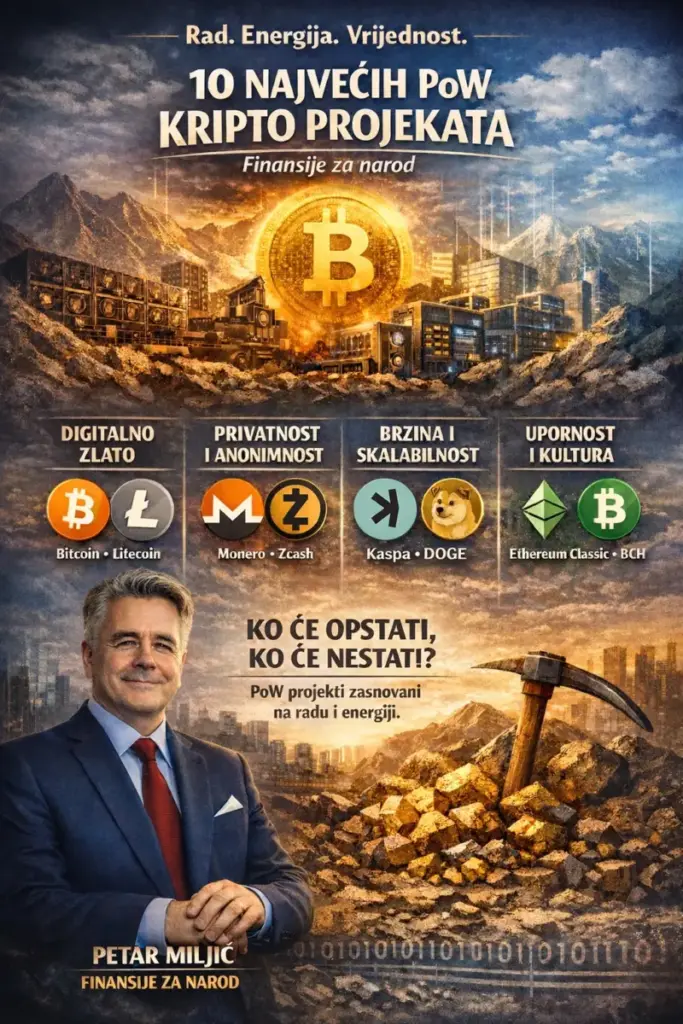 10 najvecih PoW kripto projekata