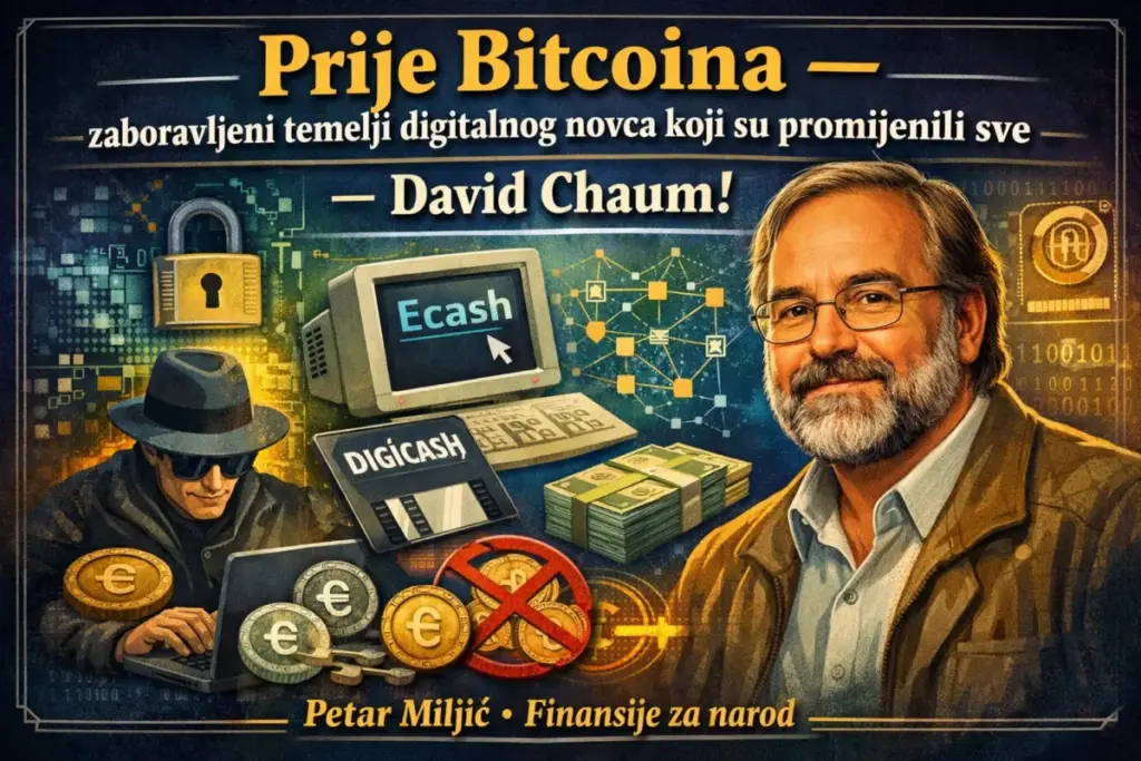 Prije Bitcoina – zaboravljeni temelji digitalnog novca koji su promijenili sve - David Chaum