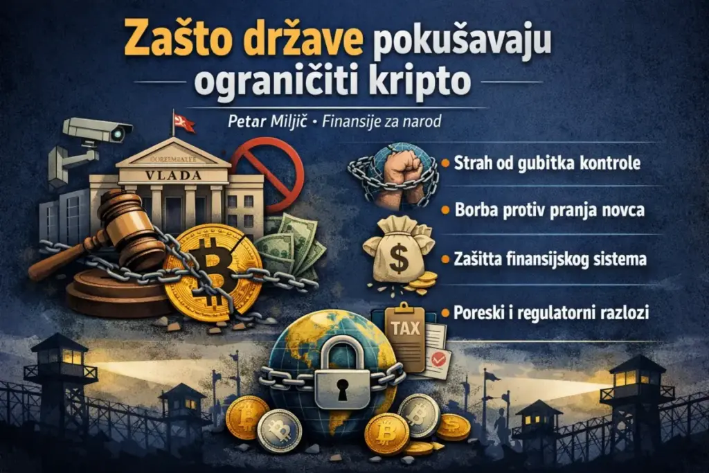 Zašto države pokušavaju ograničiti kripto