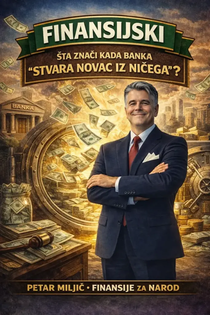 Šta znači kada banka “stvara novac iz ničega”?