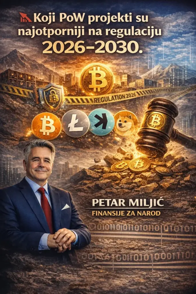 Koji PoW projekti su najotporniji na regulaciju 2026–2030