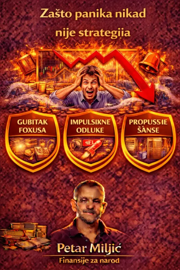 Zašto panika nikad nije strategija