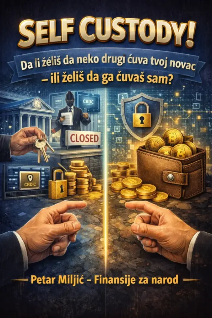 Self Custody! Da li želiš da neko drugi čuva tvoj novac – ili želiš da ga čuvaš sam?
