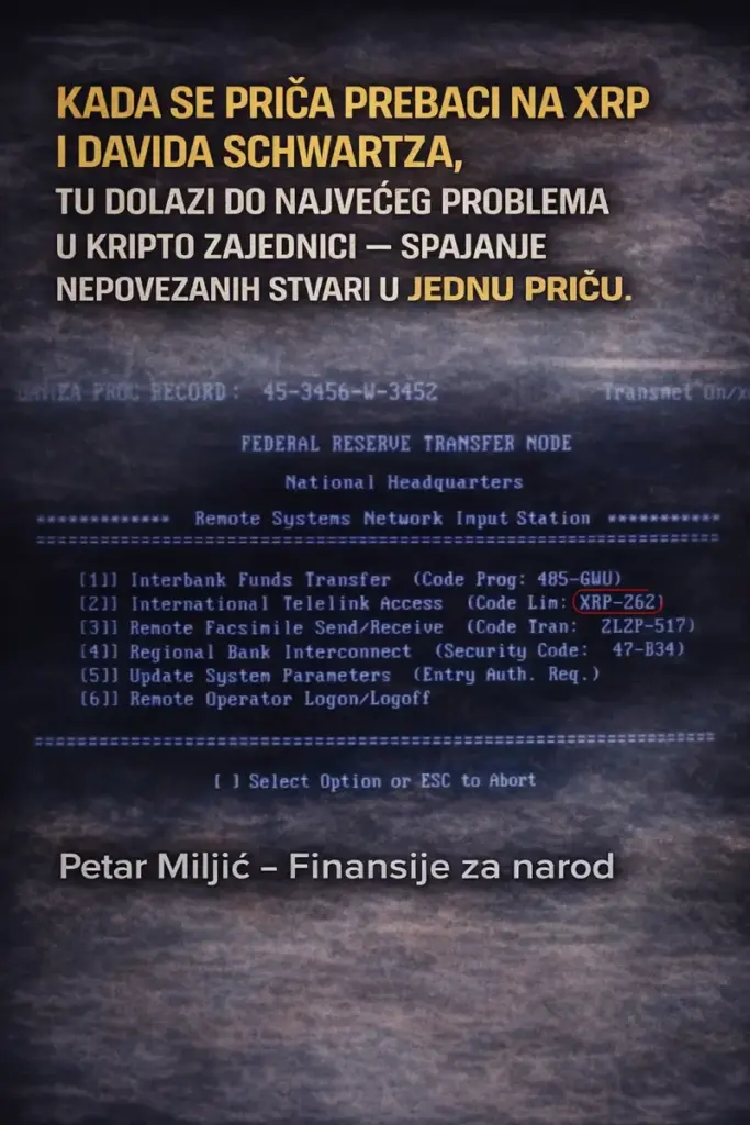XRP - ne traži skrivene priče, gledaj stvarnost