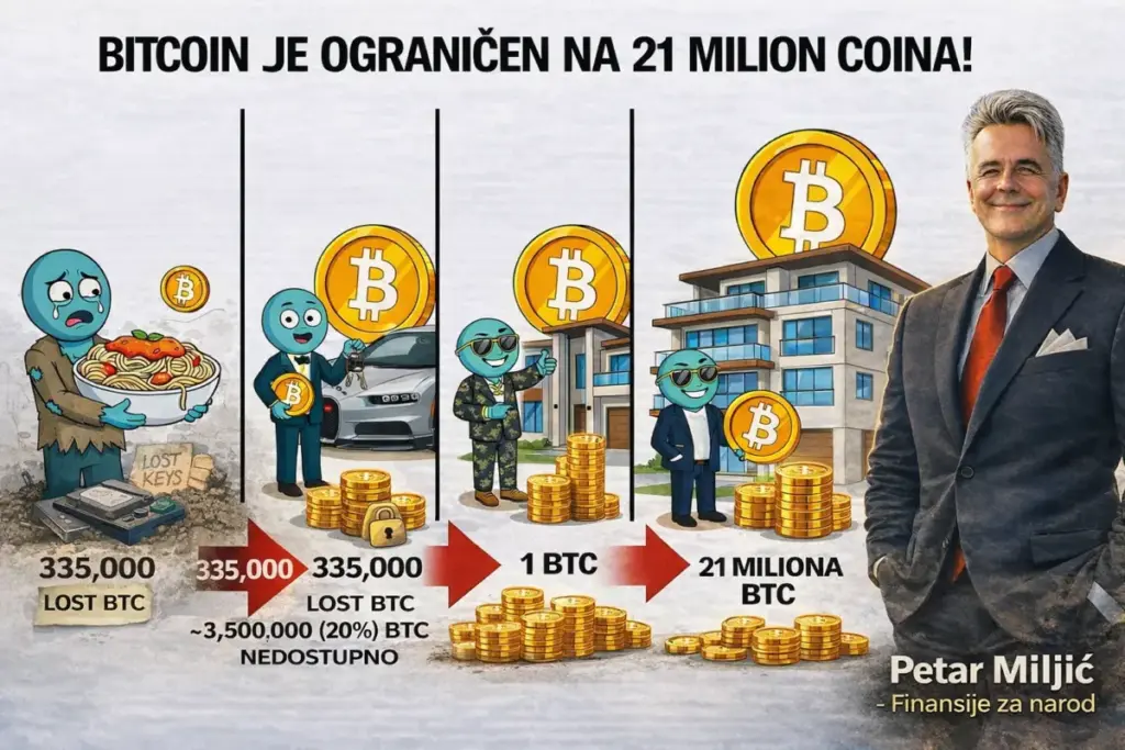 Bitcoin je ograničen na 21 milion coina!