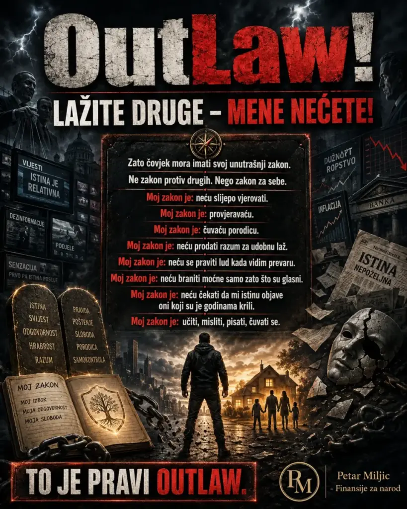 Lažite druge – mene nećete!