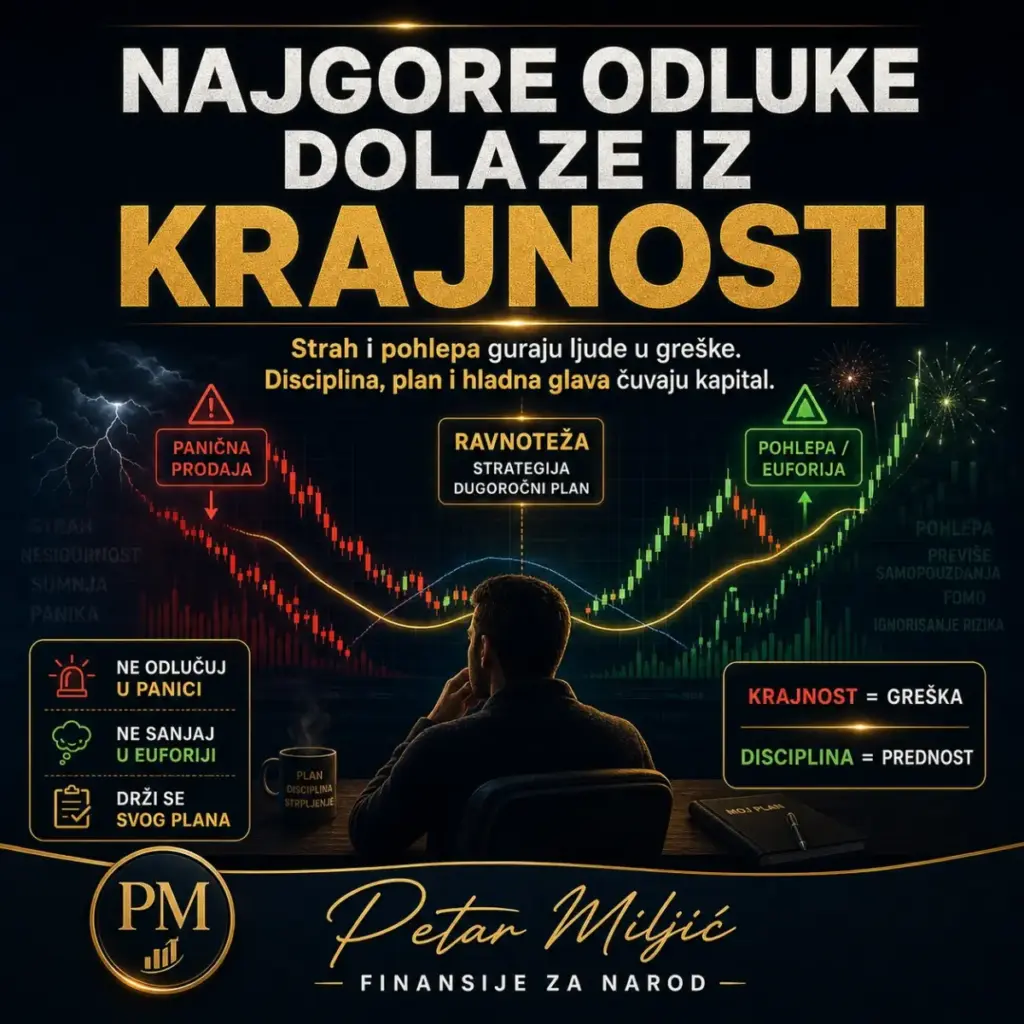 Najgore odluke dolaze iz krajnosti