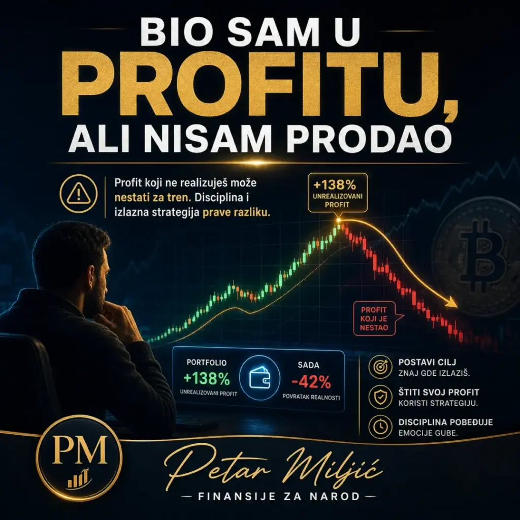 Bio sam u profitu, ali nisam prodao