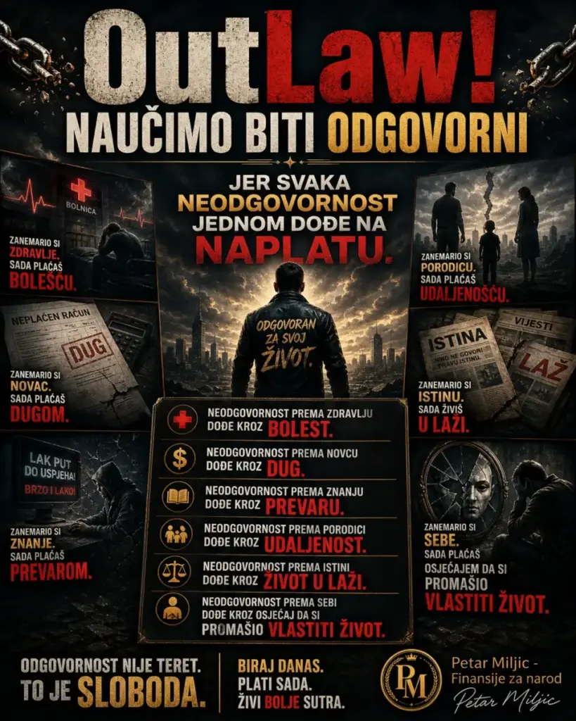 Naučimo biti odgovorni