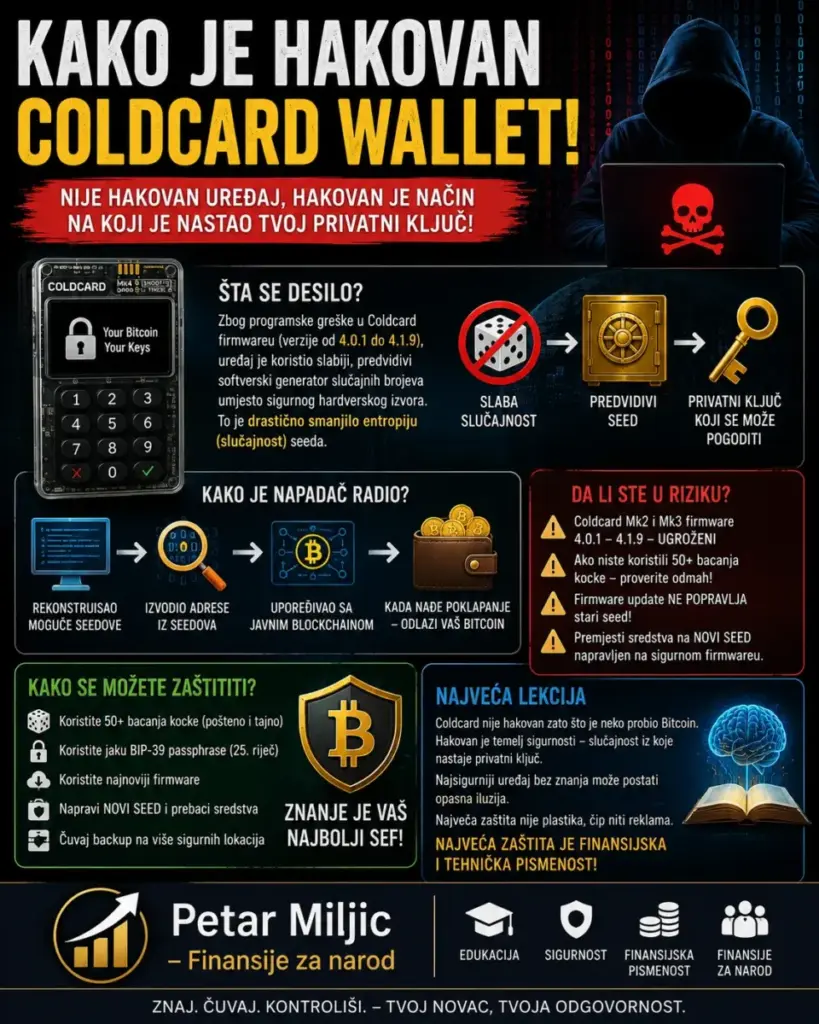 Kako je hakovan Coldcard wallet!