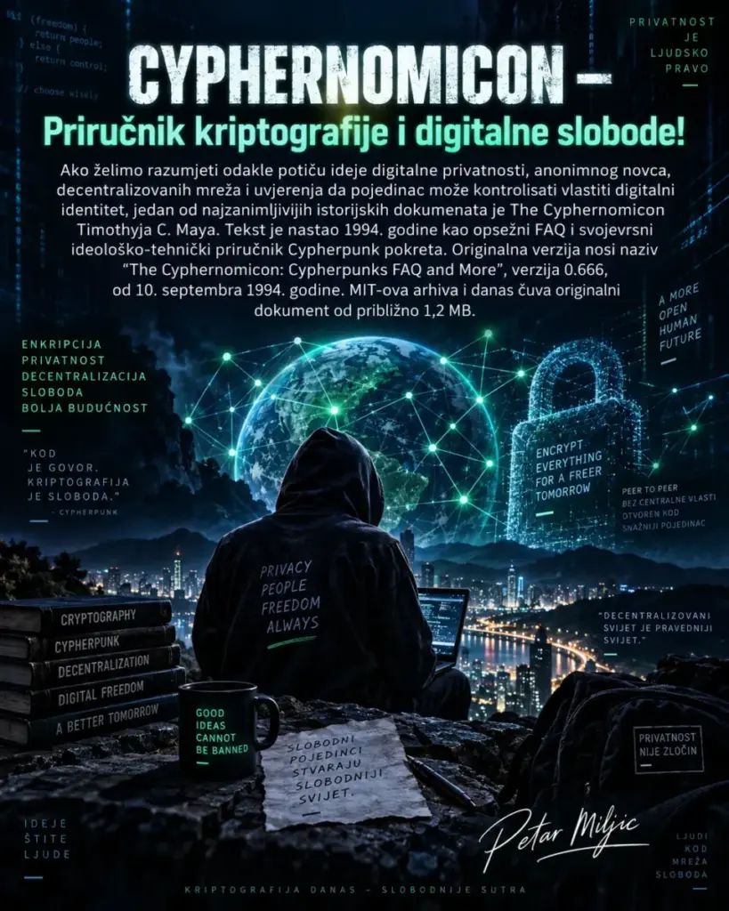 CYPHERNOMICON – Priručnik kriptografije i digitalne slobode