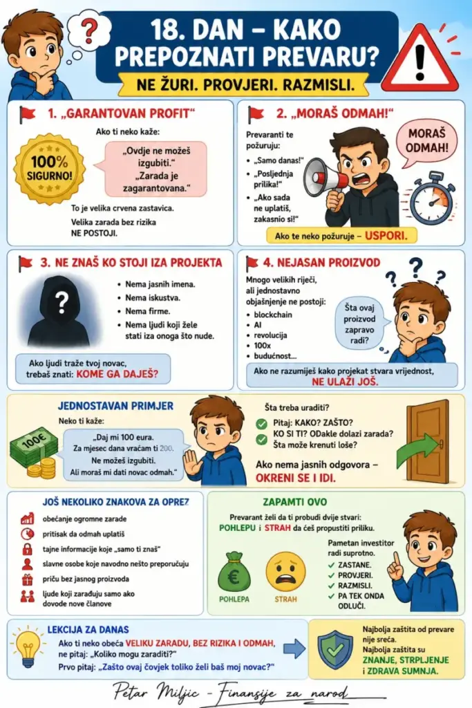 Kako prepoznati prevaru?