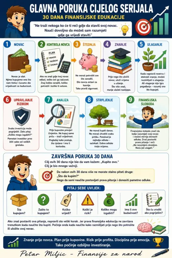 GLAVNA PORUKA CIJELOG SERIJALA